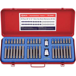 آچار بیت جنیوس تولز مدل tx 3440 مجموعه 40 عددی
